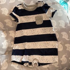 Striped romper